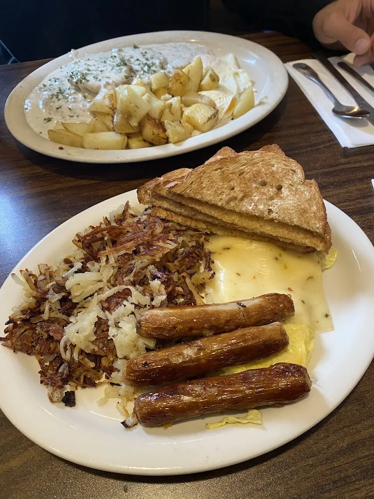 Sausage Links and Toast