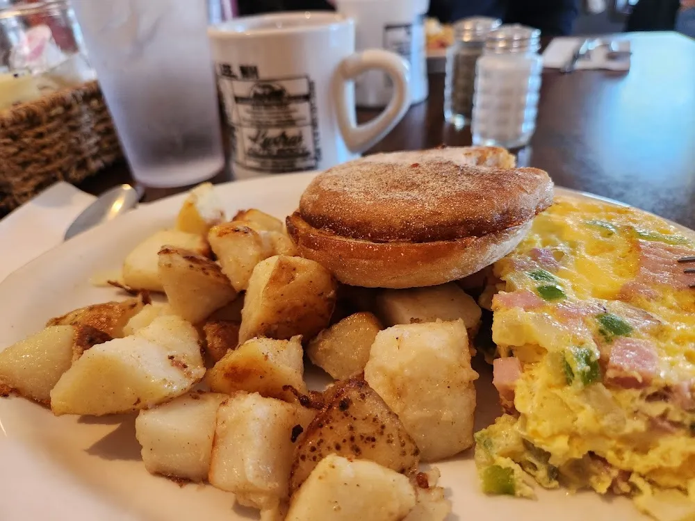 Western Omlette with an English on the Grill
